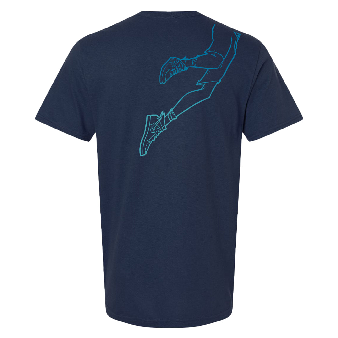 Bernard's Big Leap - Navy T-shirt