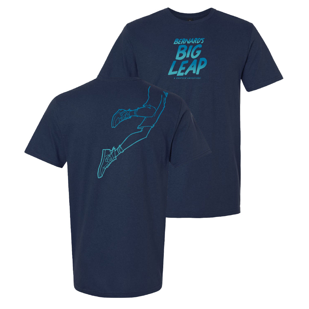 Bernard's Big Leap - Navy T-shirt