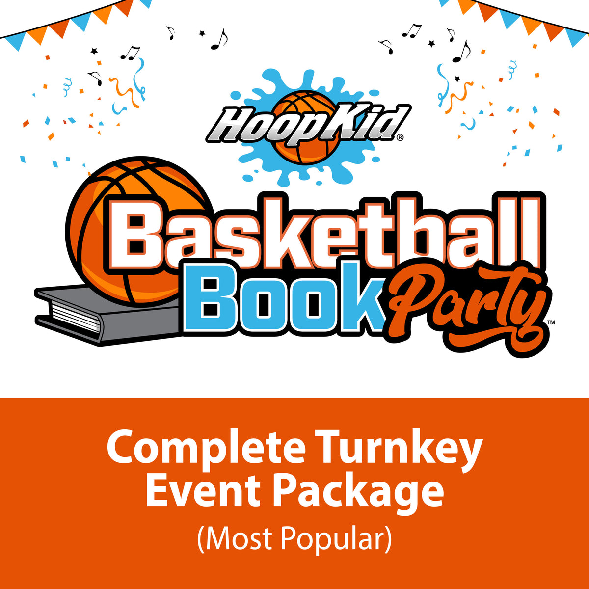 Hoop Kid® Basketball Book Party™ — Complete Turnkey Package