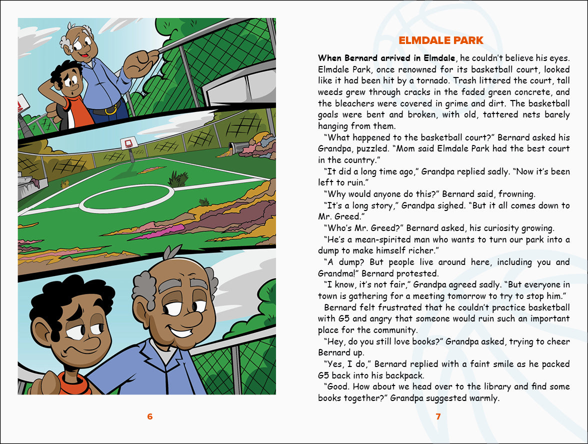 The Hoop Kid from Elmdale Park: Mini Graphic Novel